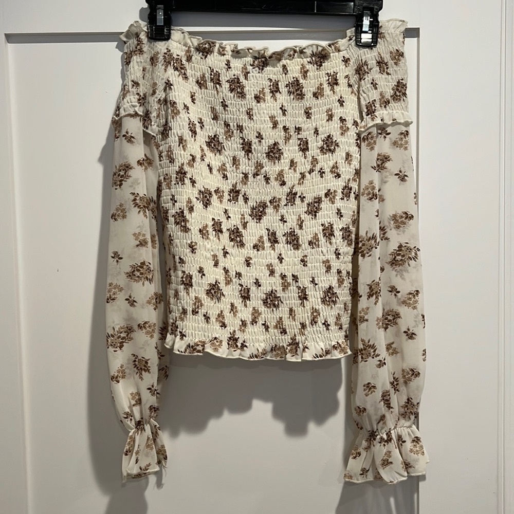 Lucy Paris Off the shoulder blouse